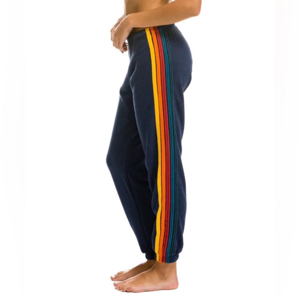 Aviator Nation 5 Stripe Sweatpants size small